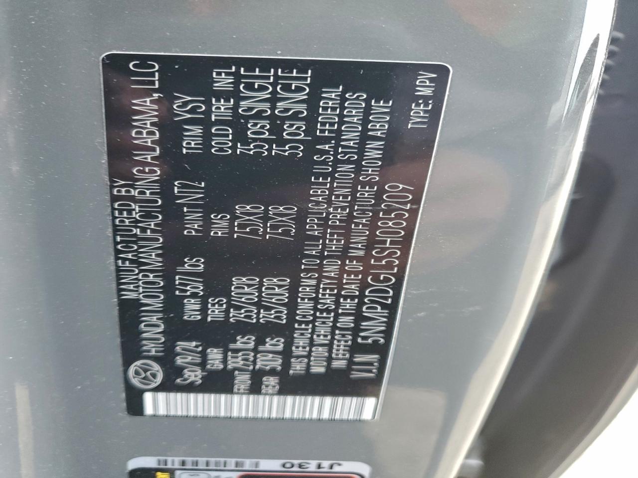 2025 HYUNDAI SANTA FE SEL photo 13
