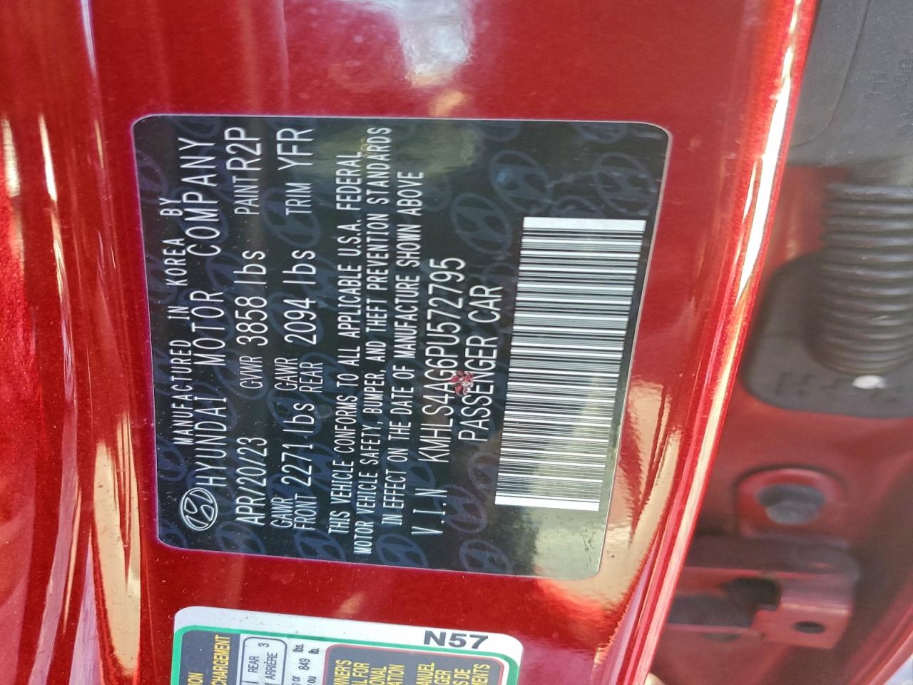 2023 HYUNDAI ELANTRA SEL photo 13