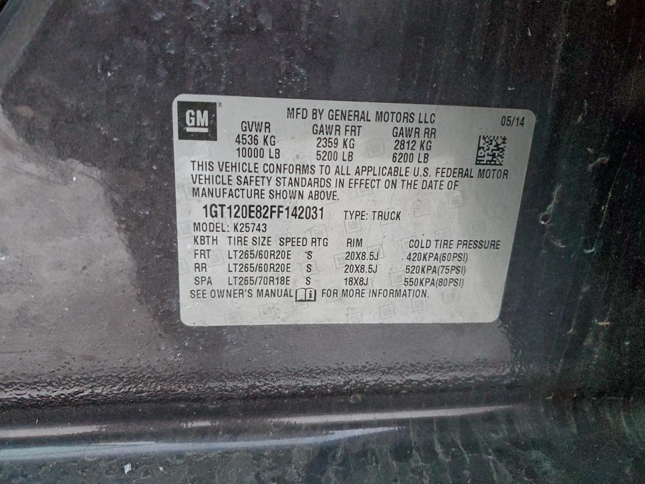 2015 GMC SIERRA K2500 DENALI photo 12