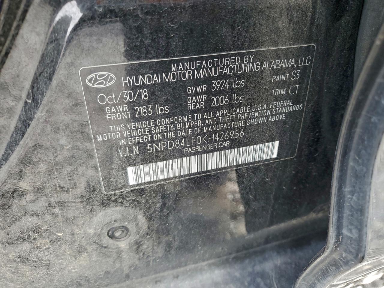 2019 HYUNDAI ELANTRA SEL photo 13
