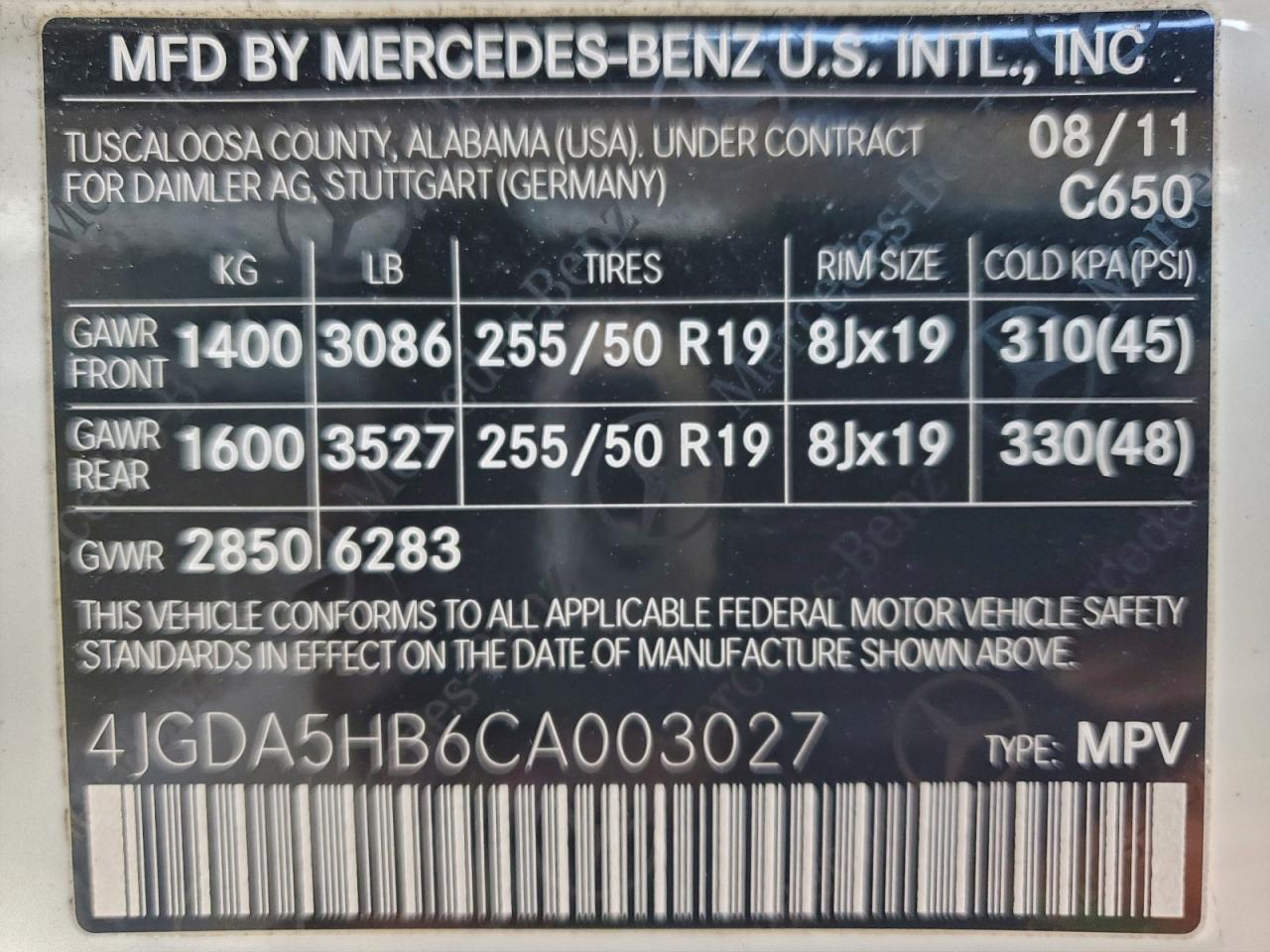 2012 MERCEDES-BENZ ML 350 4MATIC photo 13