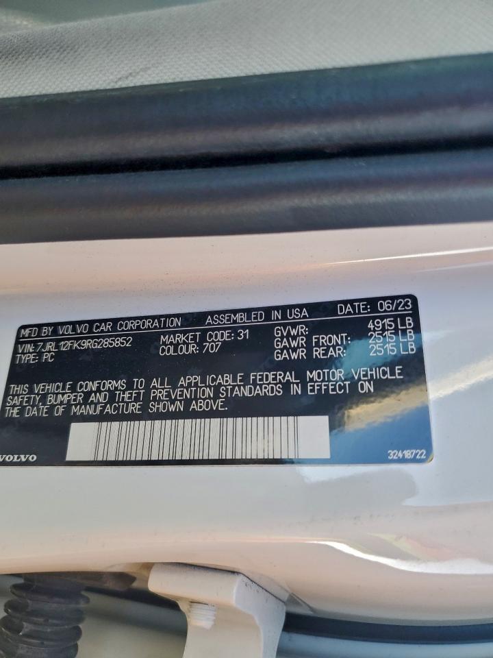 2024 VOLVO S60 CORE photo 12