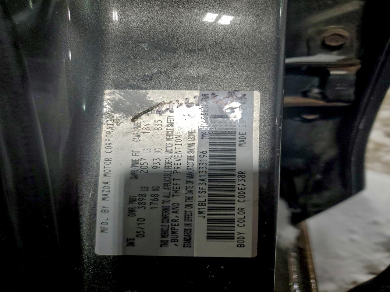 2010 MAZDA 3 I photo 12