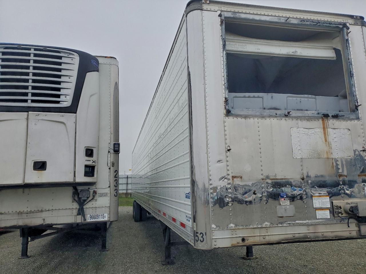 2017 CIMC TRAILERS - Refrigerated Van Trailer — FRONT END damage — photo 1