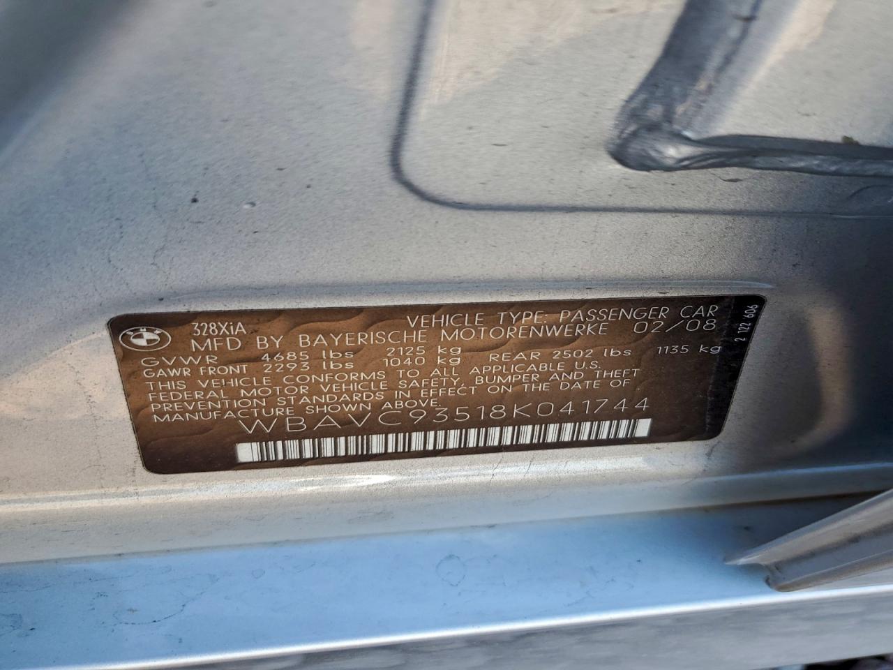 2008 BMW 328 XI photo 12