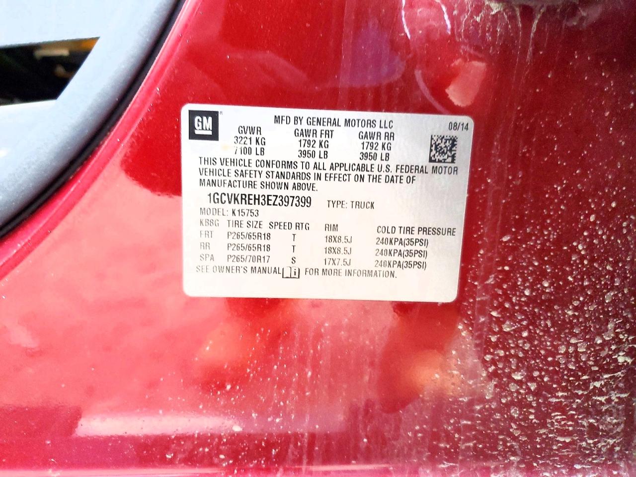 2014 CHEVROLET SILVERADO K1500 LT photo 13
