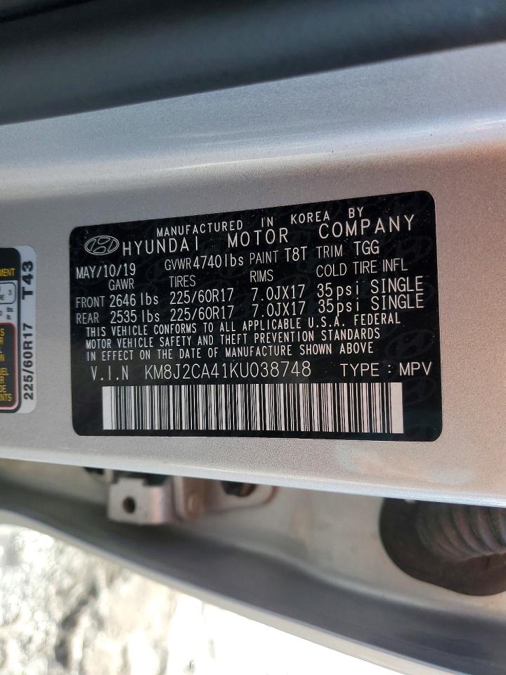 2019 HYUNDAI TUCSON SE photo 13