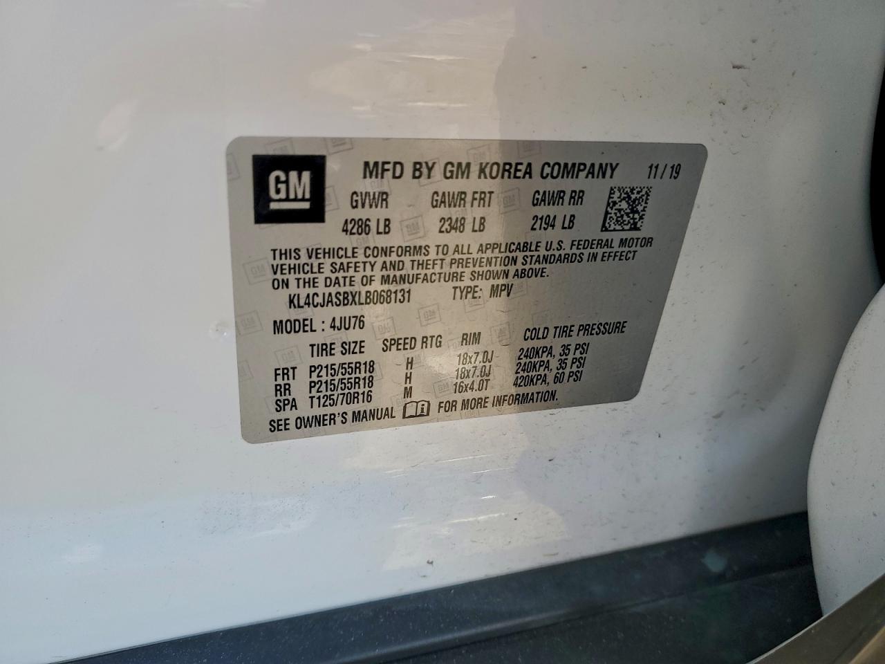 2020 BUICK ENCORE PREFERRED photo 12