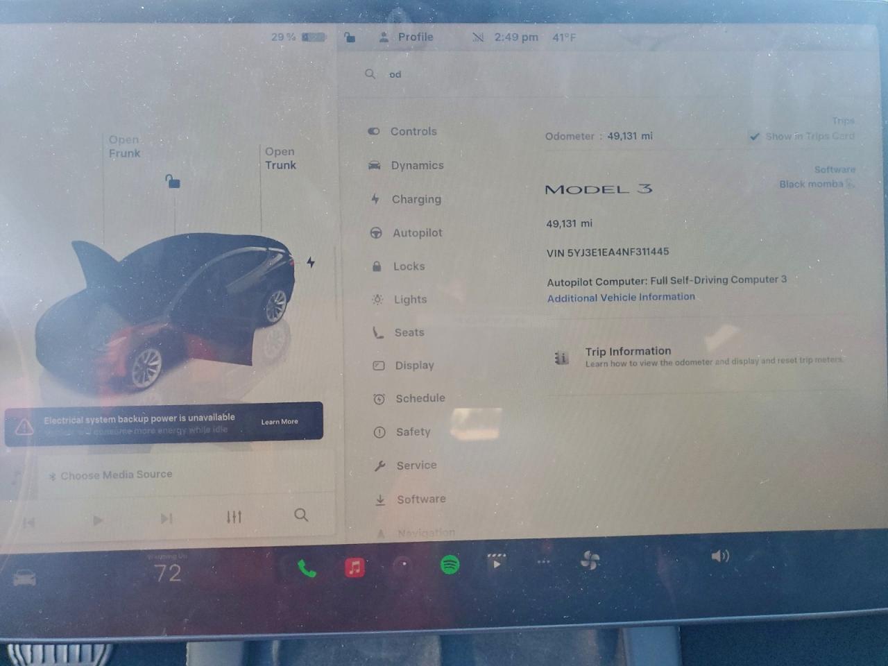 2022 TESLA MODEL 3 photo 9