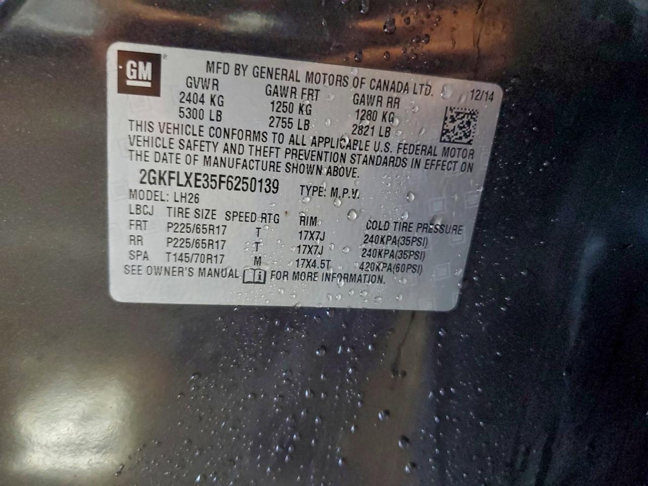 2015 GMC TERRAIN SLT photo 13