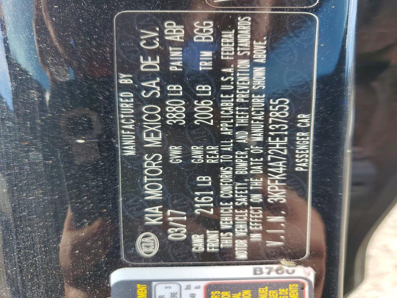2017 KIA FORTE LX photo 23