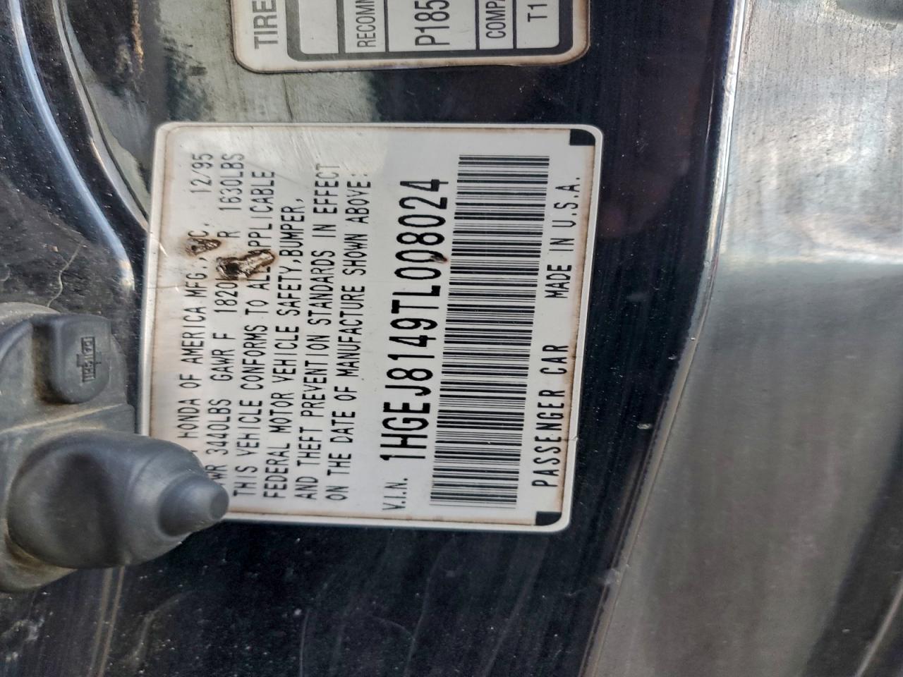 1996 HONDA CIVIC EX photo 12