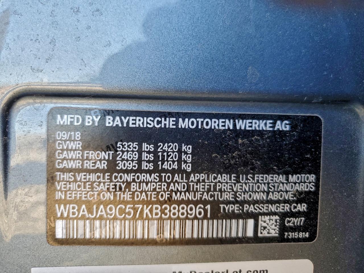 2019 BMW 530E photo 23