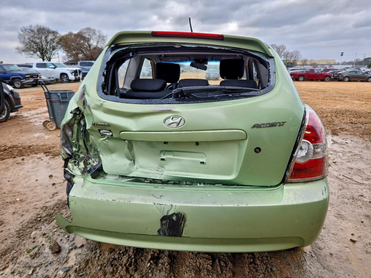 2010 HYUNDAI ACCENT BLUE photo 6