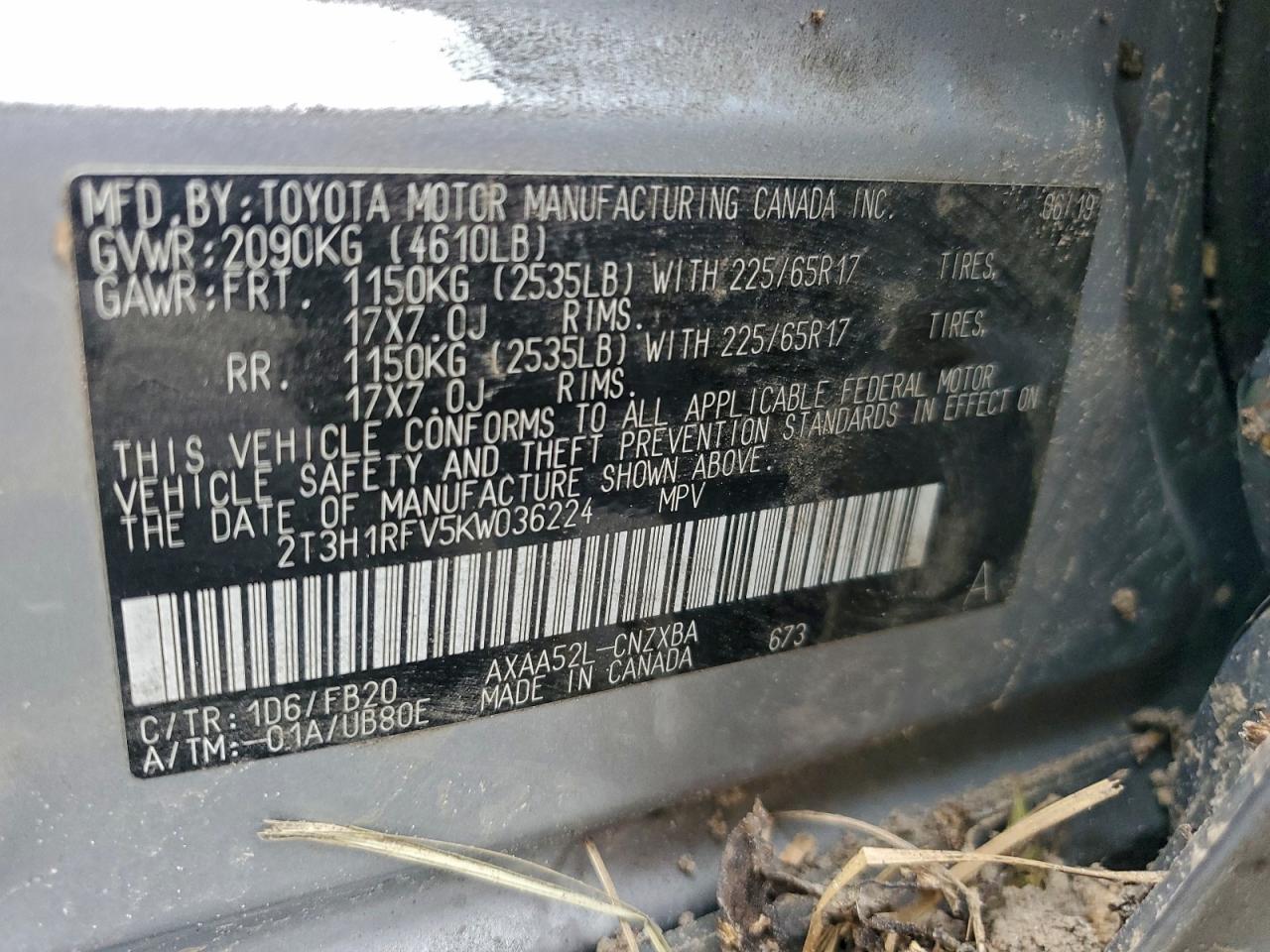 2019 TOYOTA RAV4 LE photo 25