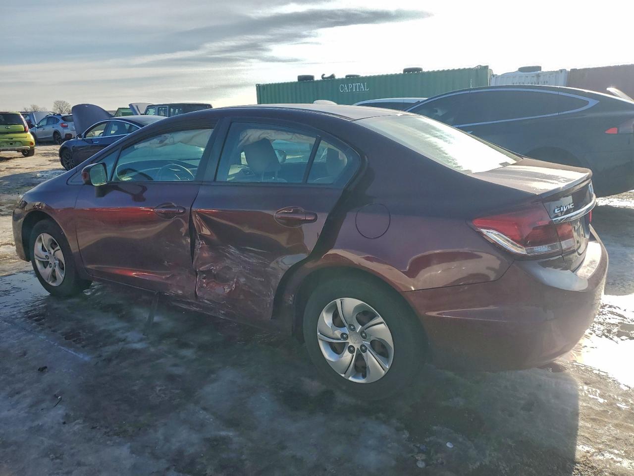2014 HONDA CIVIC LX photo 2