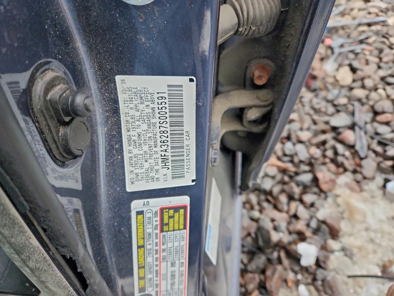 2007 HONDA CIVIC HYBRID photo 12