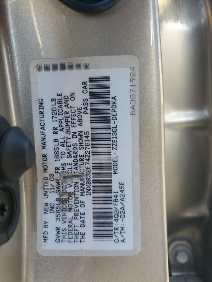 2004 TOYOTA COROLLA CE photo 13