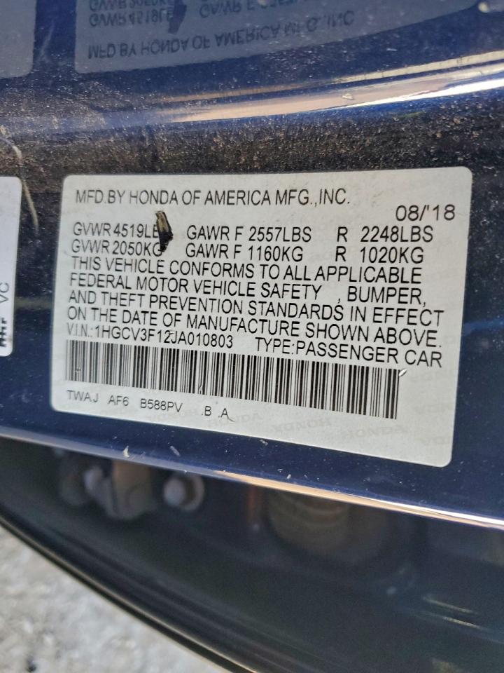 2018 HONDA ACCORD HYBRID photo 13