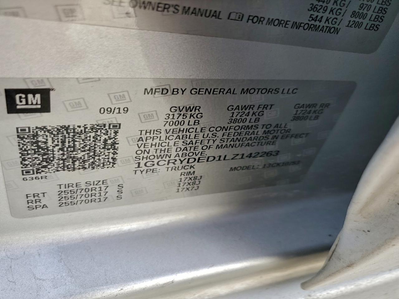 2020 CHEVROLET SILVERADO K1500 LT photo 12