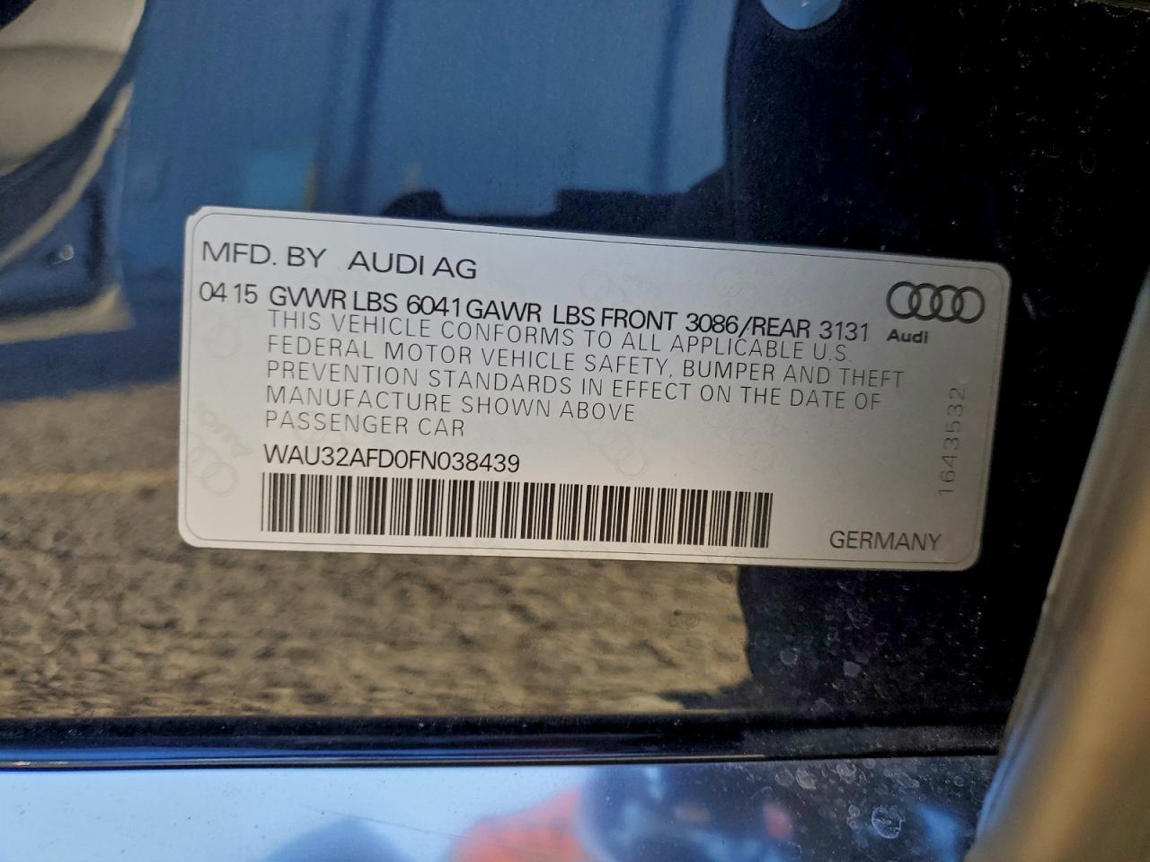 2015 AUDI A8 L QUATTRO photo 12