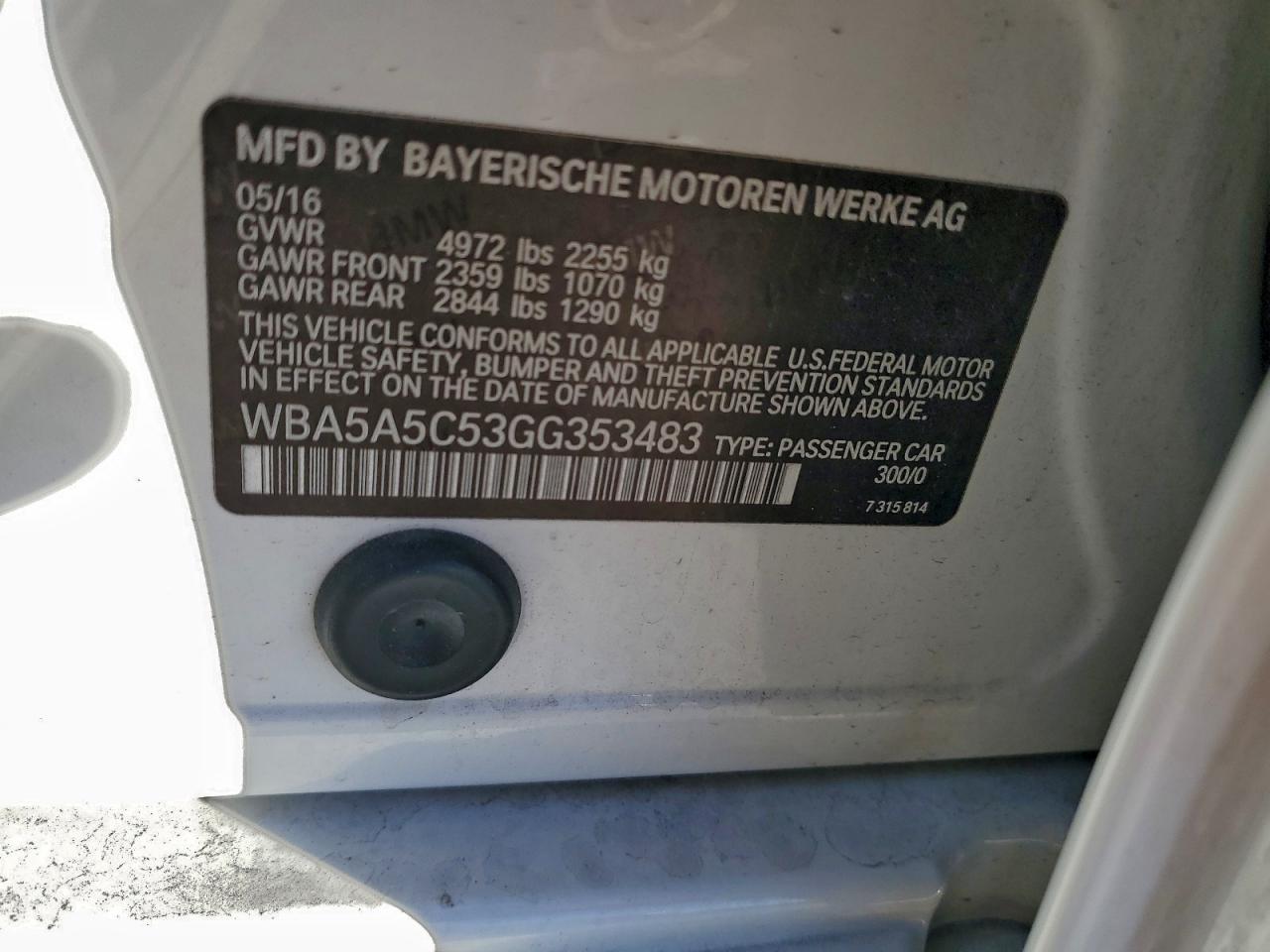 2016 BMW 528 I photo 13