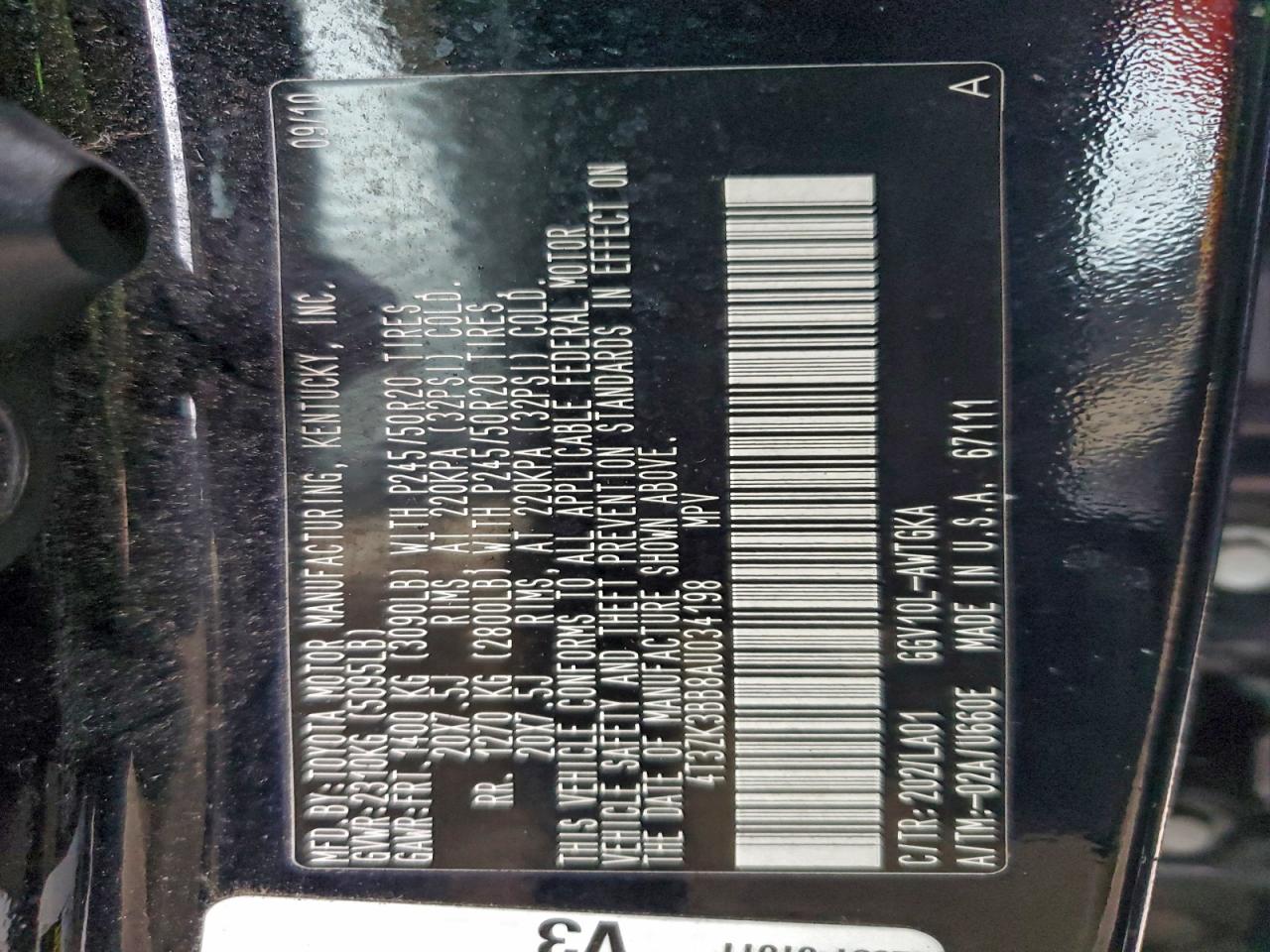 2010 TOYOTA VENZA photo 14