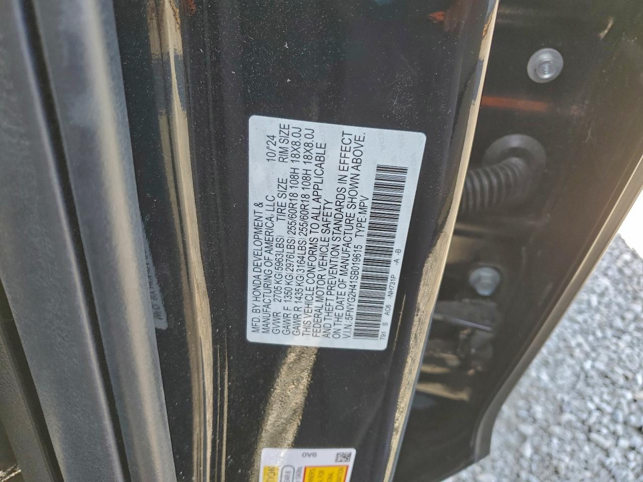 2025 HONDA PILOT EXL photo 13