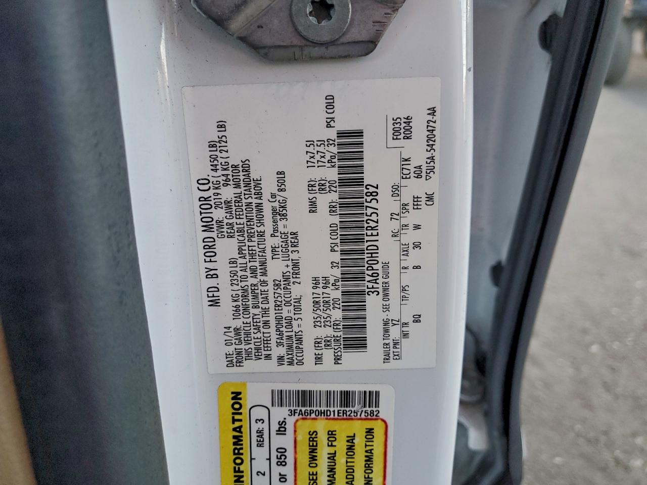 2014 FORD FUSION SE photo 12