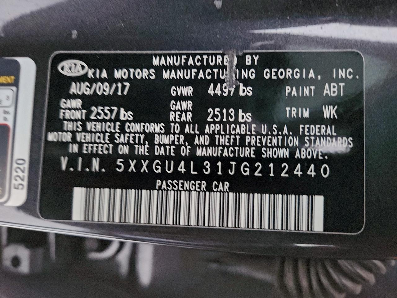 2018 KIA OPTIMA EX photo 12