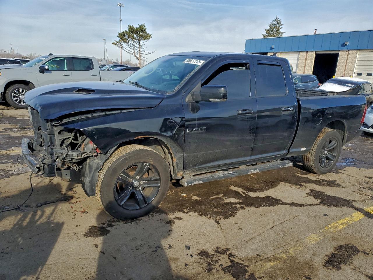 2013 RAM 1500 SPORT — FRONT END damage — photo 1