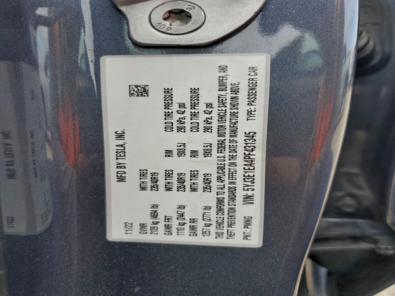 2023 TESLA MODEL 3 photo 13