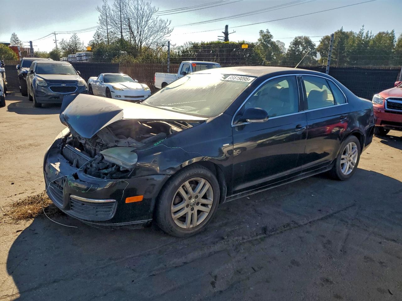 2007 VOLKSWAGEN JETTA WOLFSBURG — FRONT END damage — photo 1