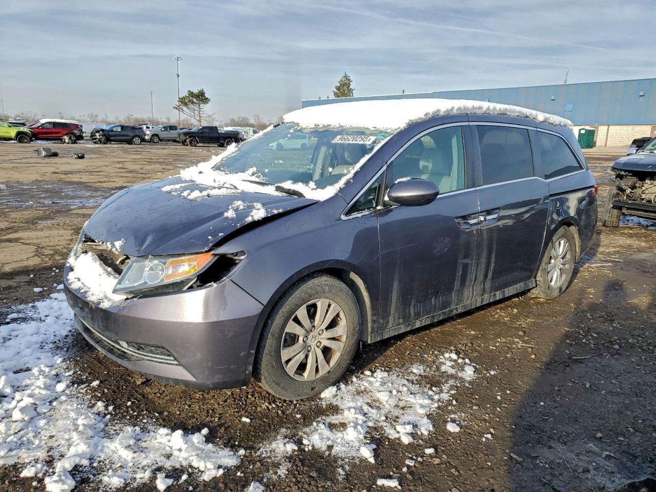 2016 HONDA ODYSSEY EXL — FRONT END damage — photo 1