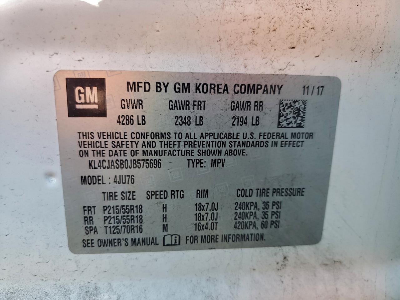 2018 BUICK ENCORE PREFERRED photo 27