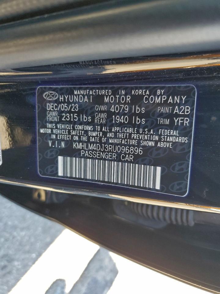 2024 HYUNDAI ELANTRA BLUE photo 12