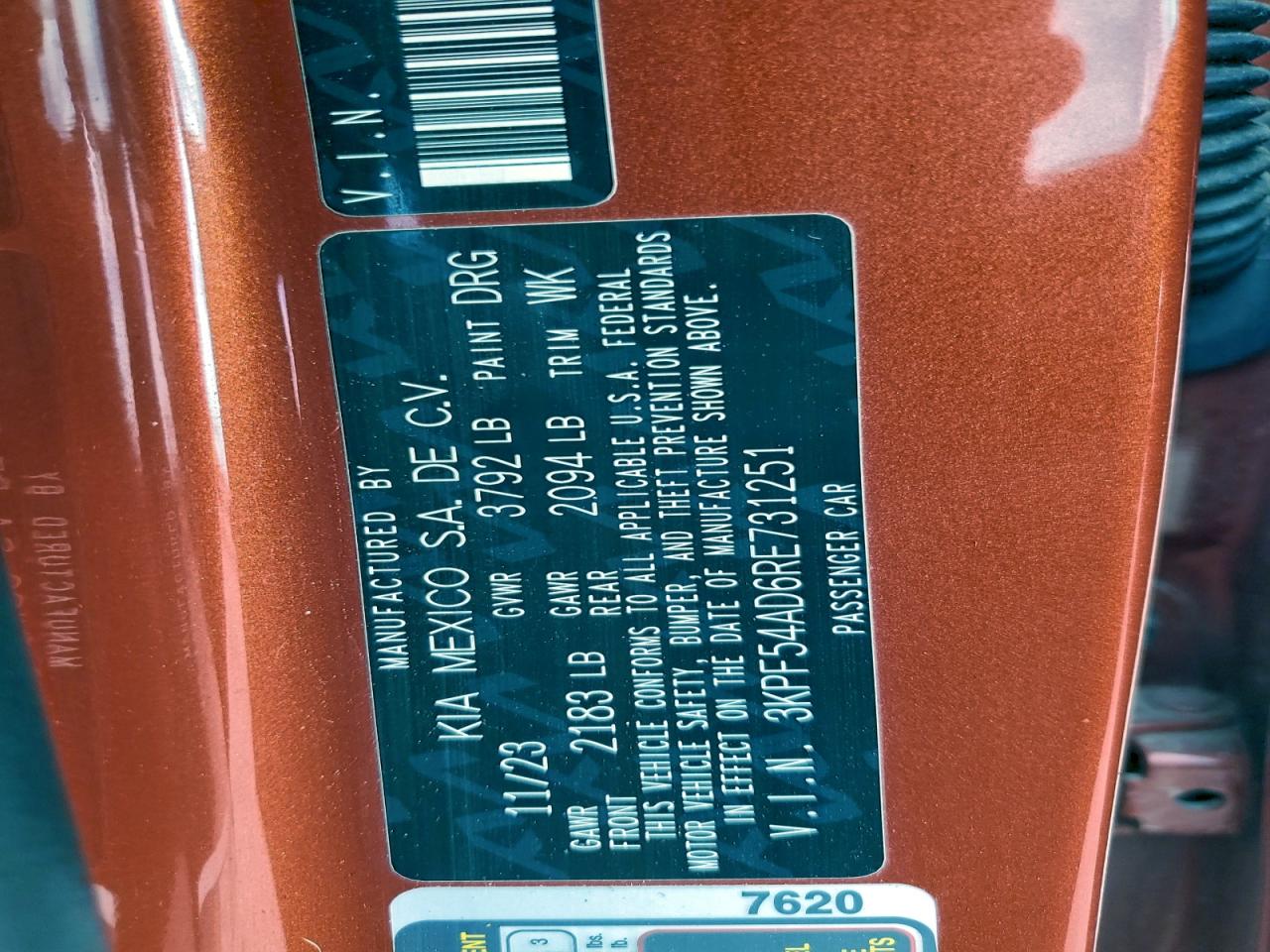 2024 KIA FORTE GT LINE photo 12