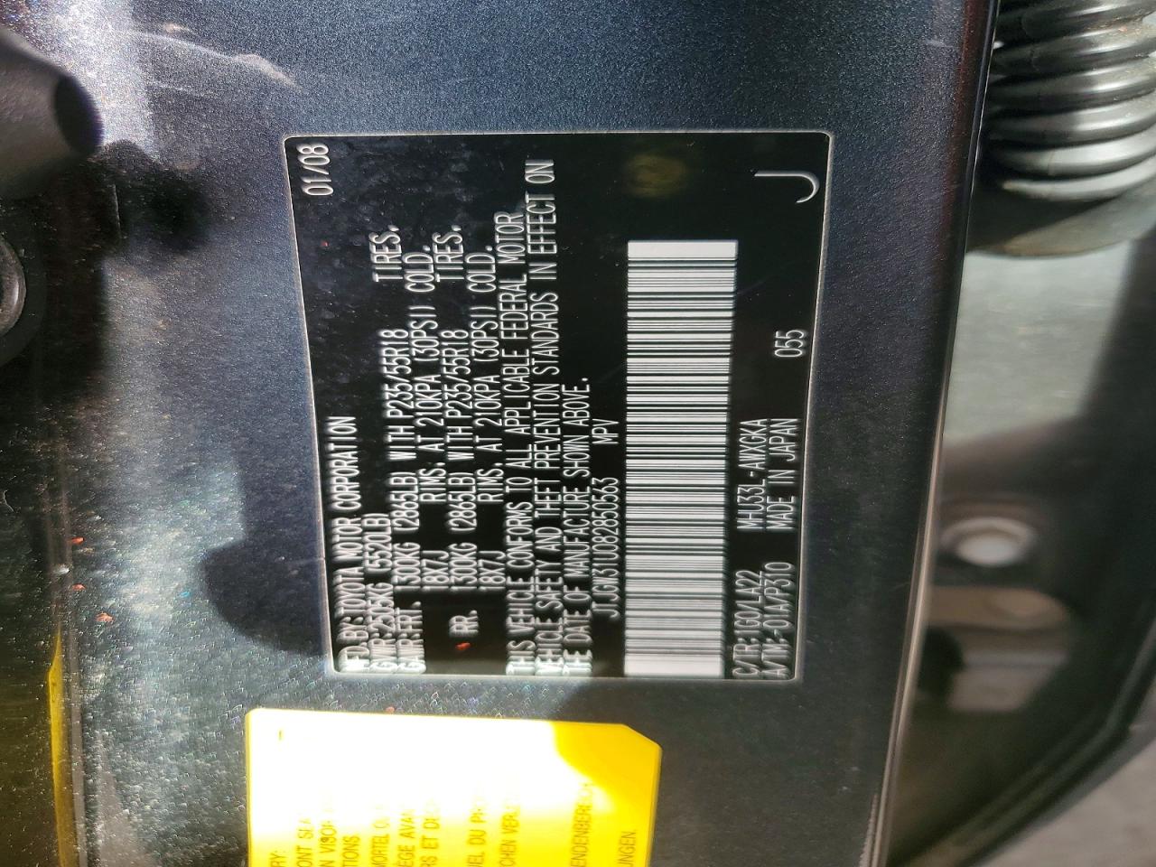 2008 LEXUS RX 400H photo 13