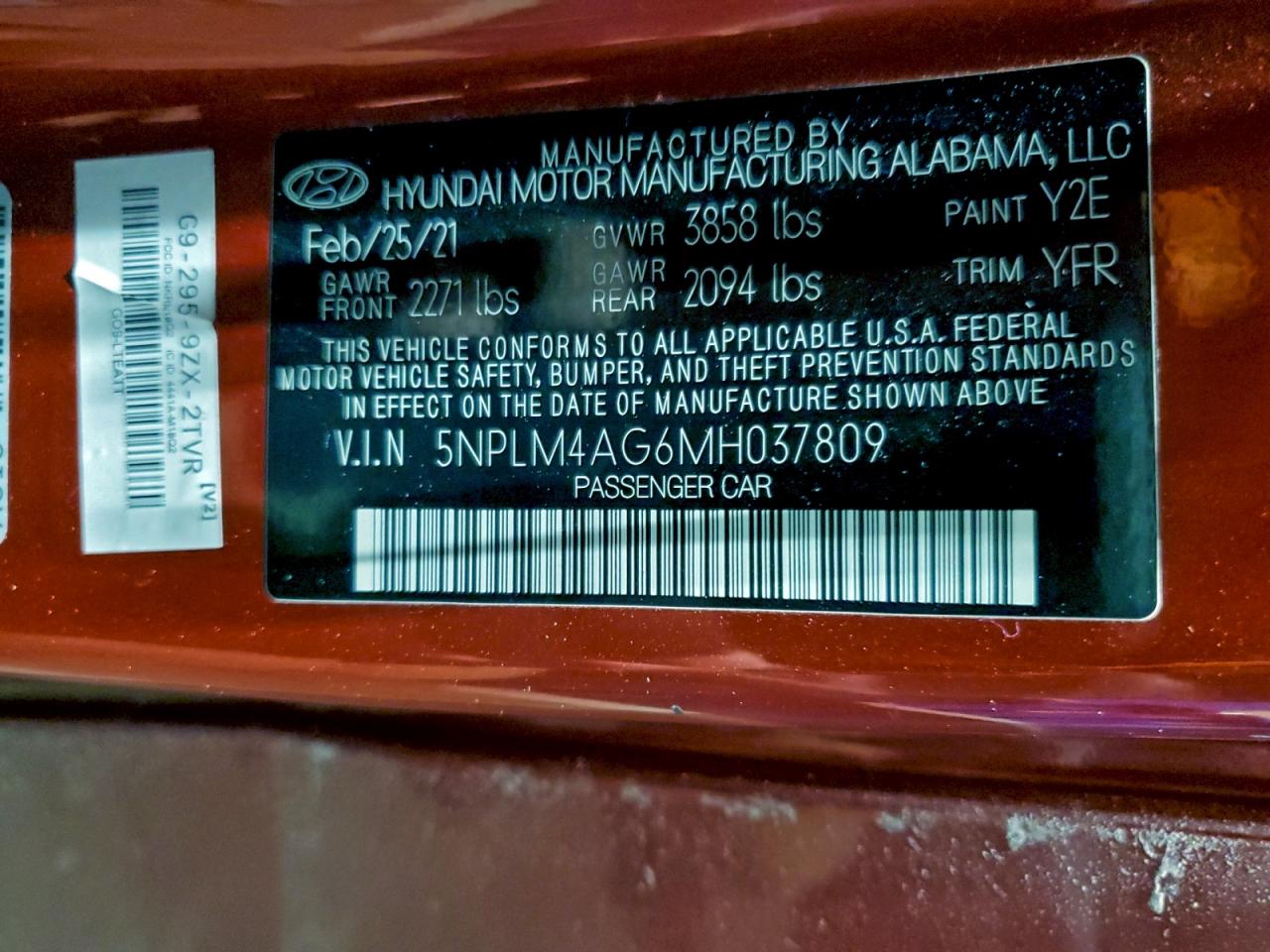 2021 HYUNDAI ELANTRA SEL photo 12