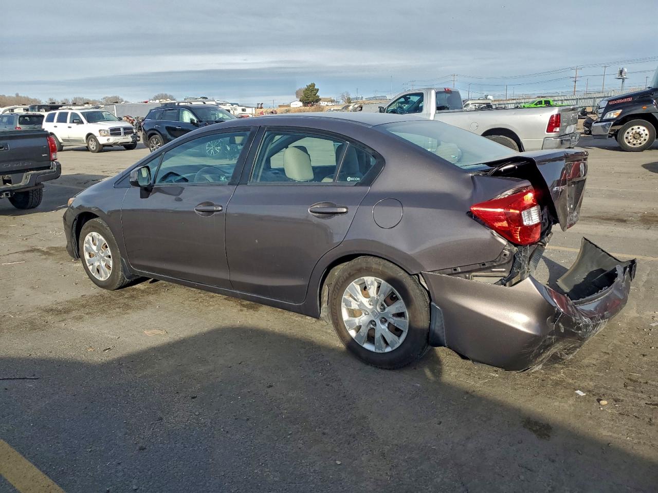 2012 HONDA CIVIC LX photo 2