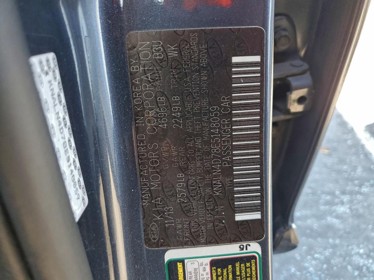 2014 KIA CADENZA PREMIUM photo 34