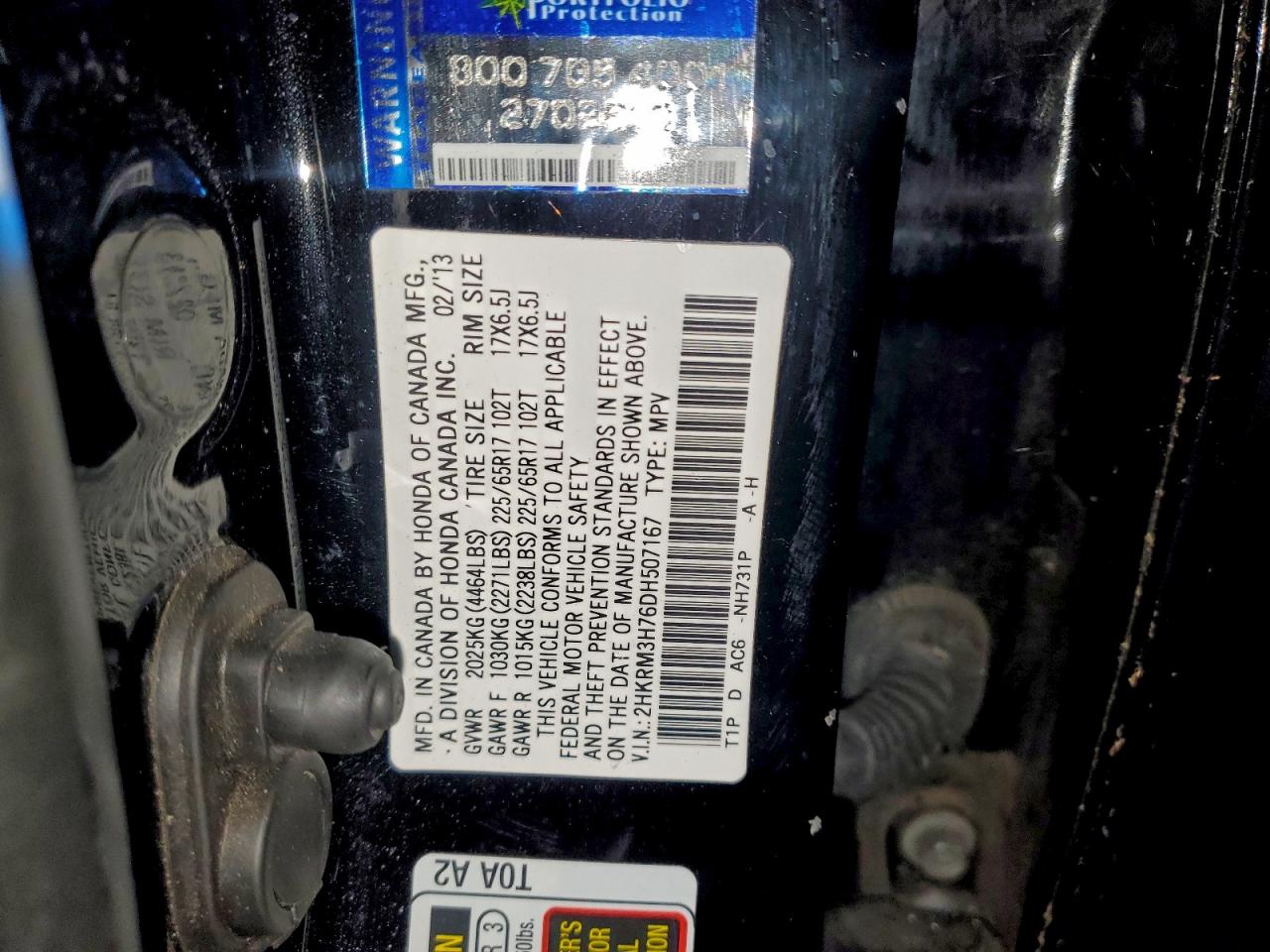 2013 HONDA CR-V EXL photo 13