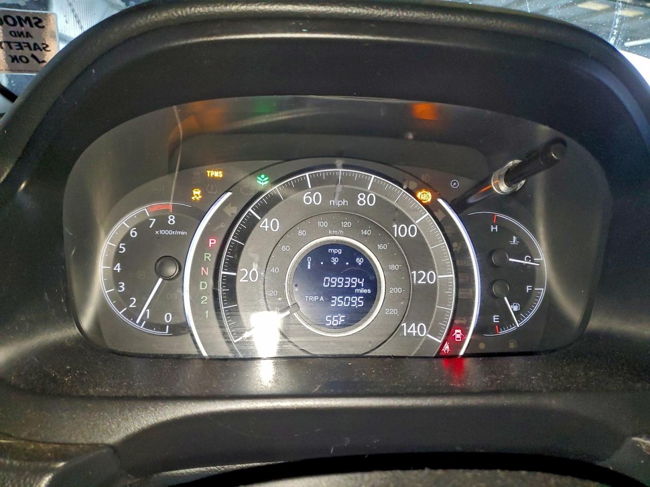2013 HONDA CR-V EXL photo 9