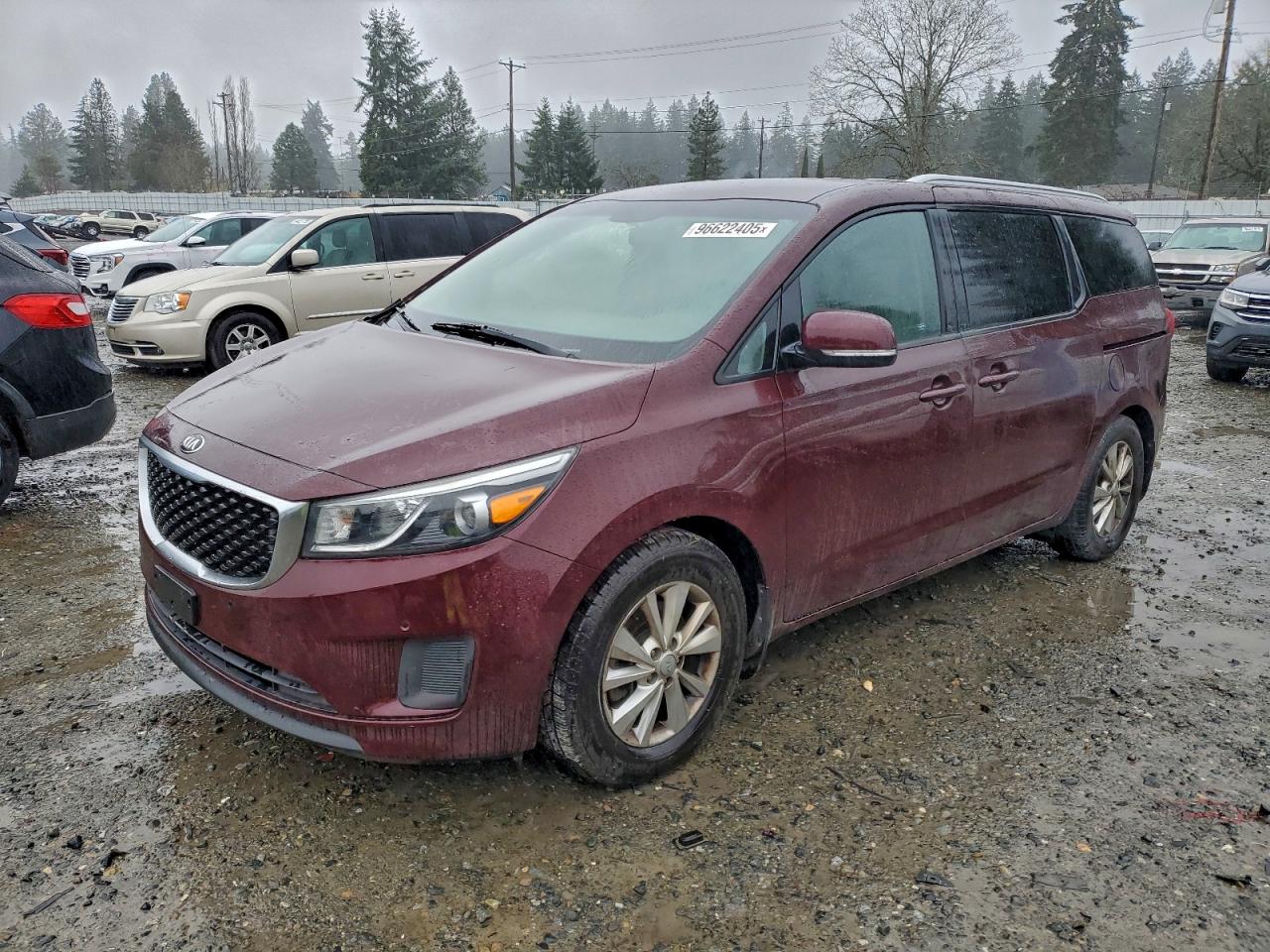2017 KIA SEDONA LX — ALL OVER damage — photo 1