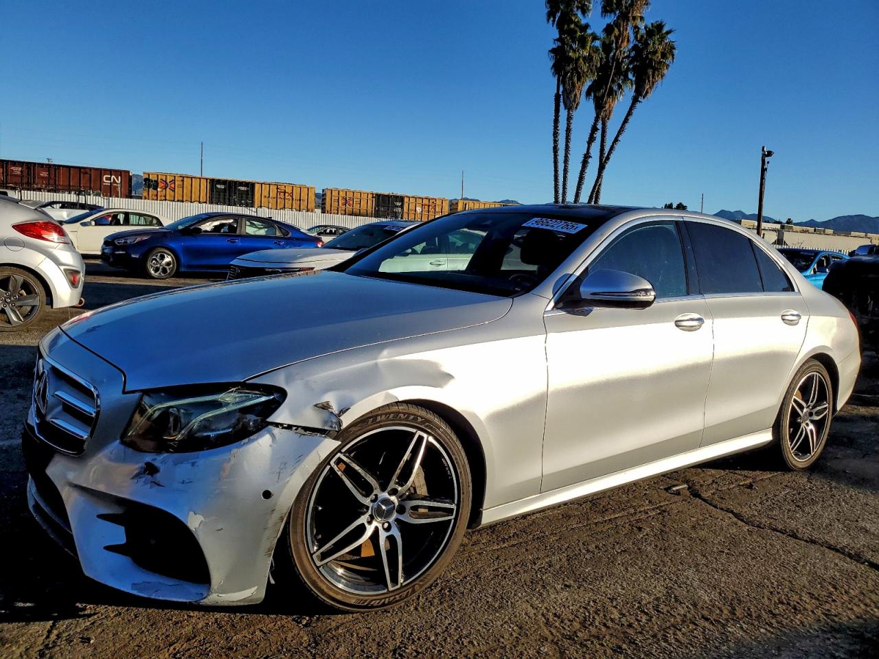 2017 MERCEDES-BENZ E 300 — FRONT END damage — photo 1