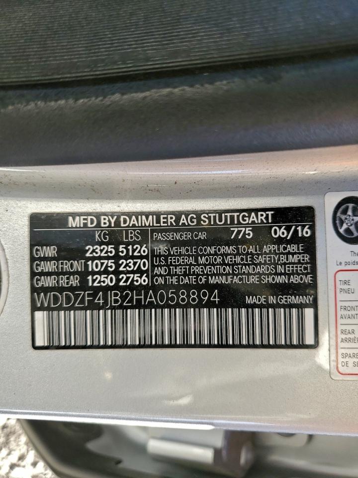 2017 MERCEDES-BENZ E 300 photo 12