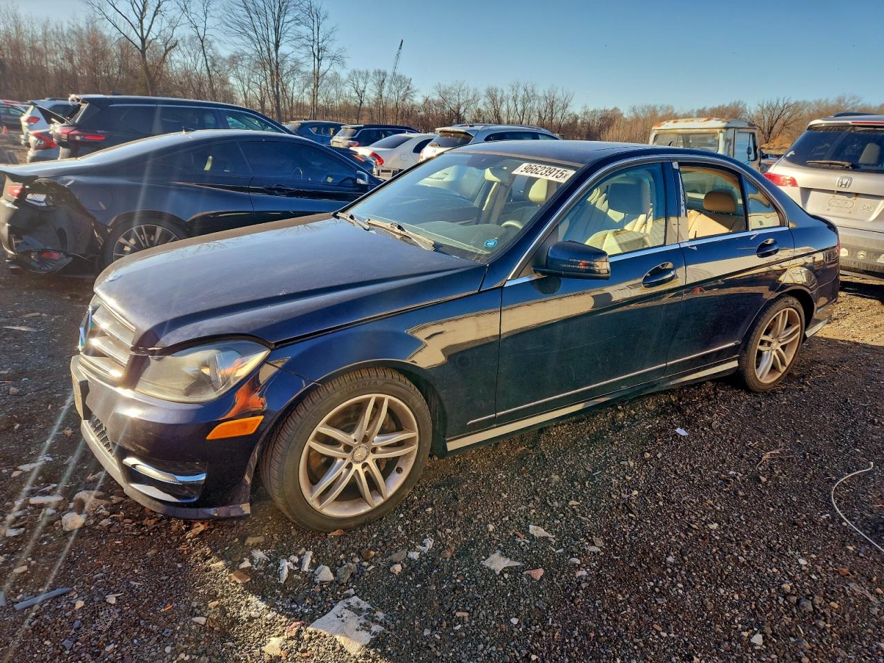 2014 MERCEDES-BENZ C 300 4MATIC — WATER/FLOOD damage — photo 1