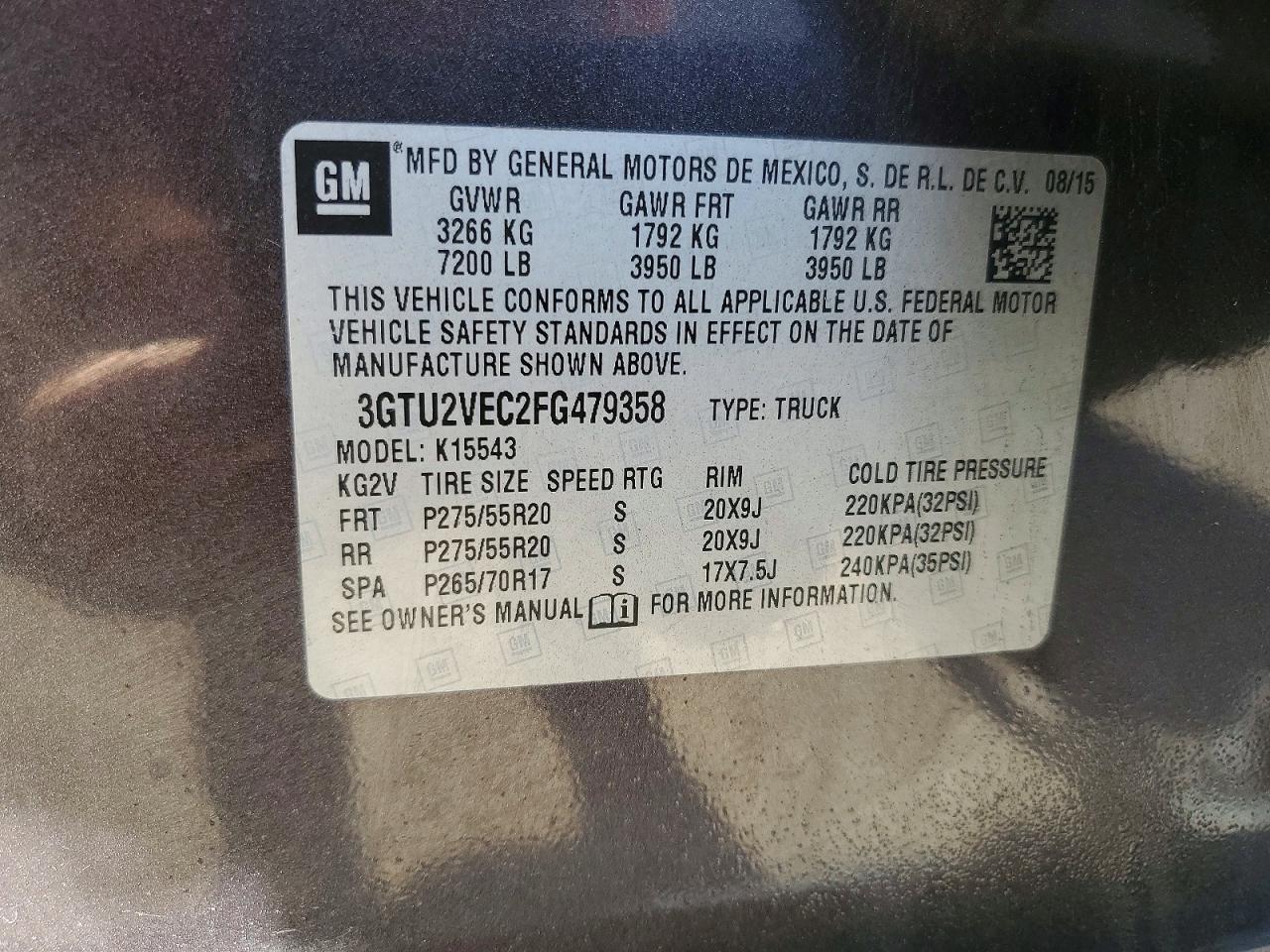 2015 GMC SIERRA K1500 SLT photo 13