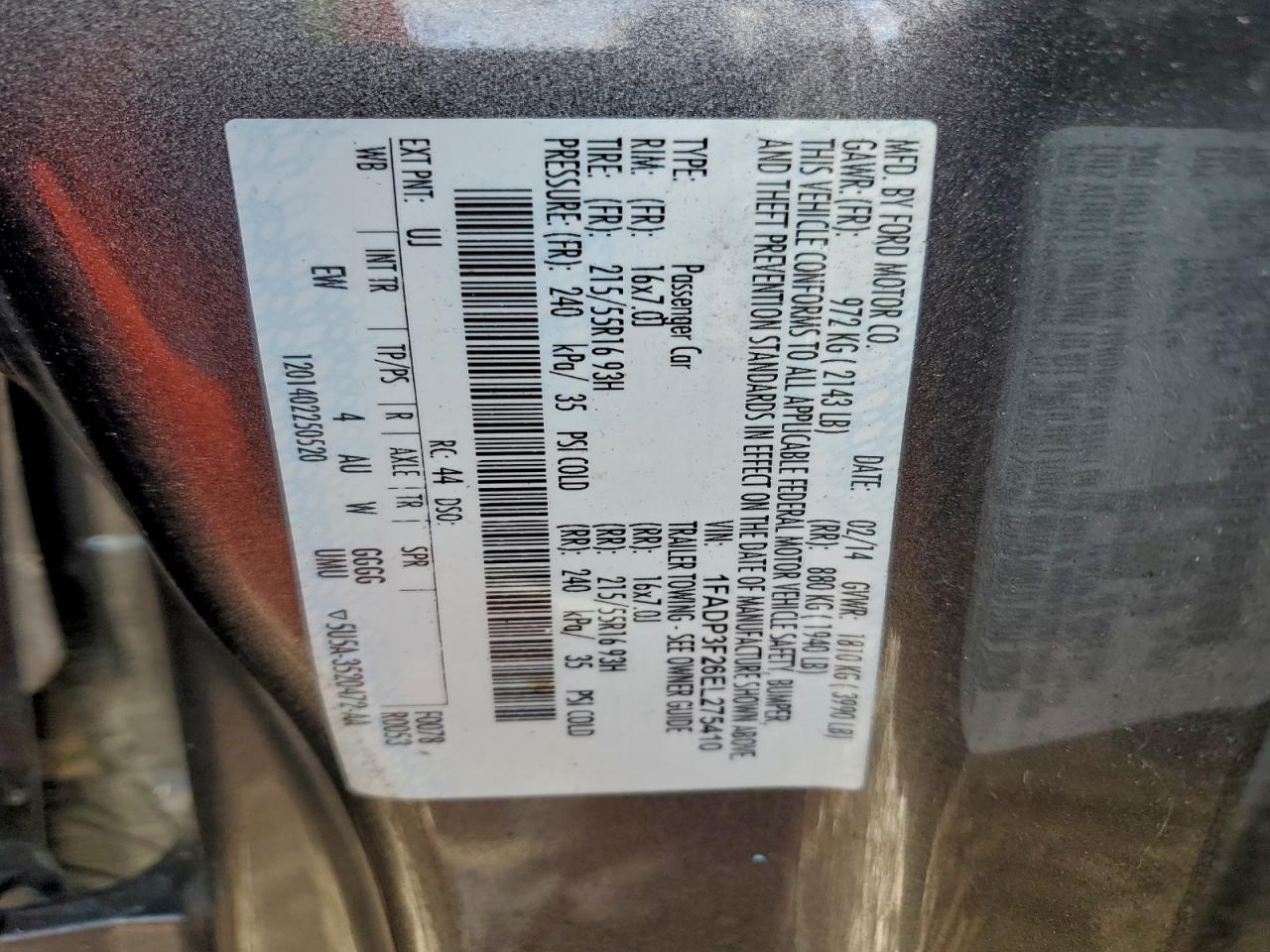 2014 FORD FOCUS SE photo 12