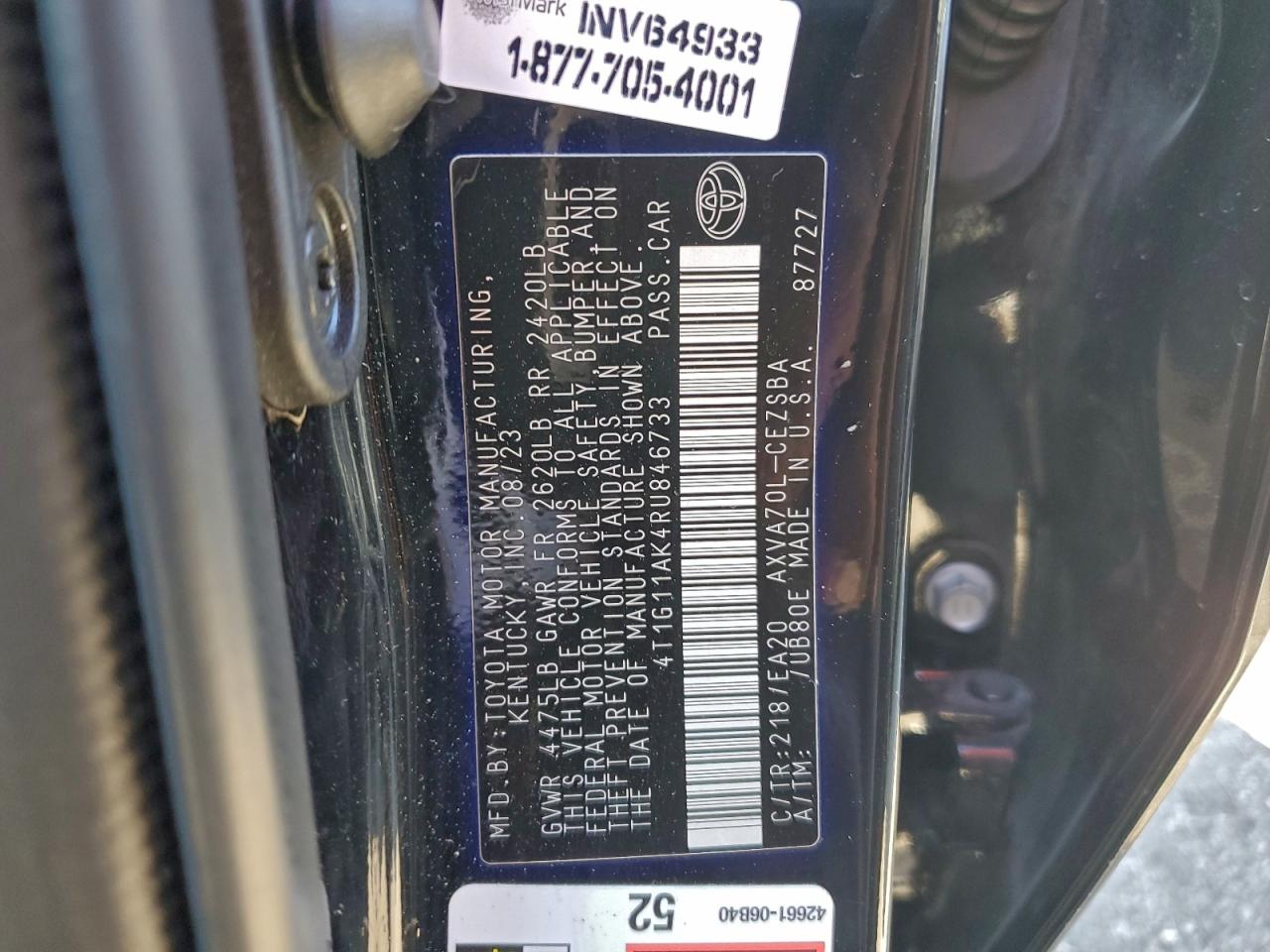 2024 TOYOTA CAMRY SE photo 13